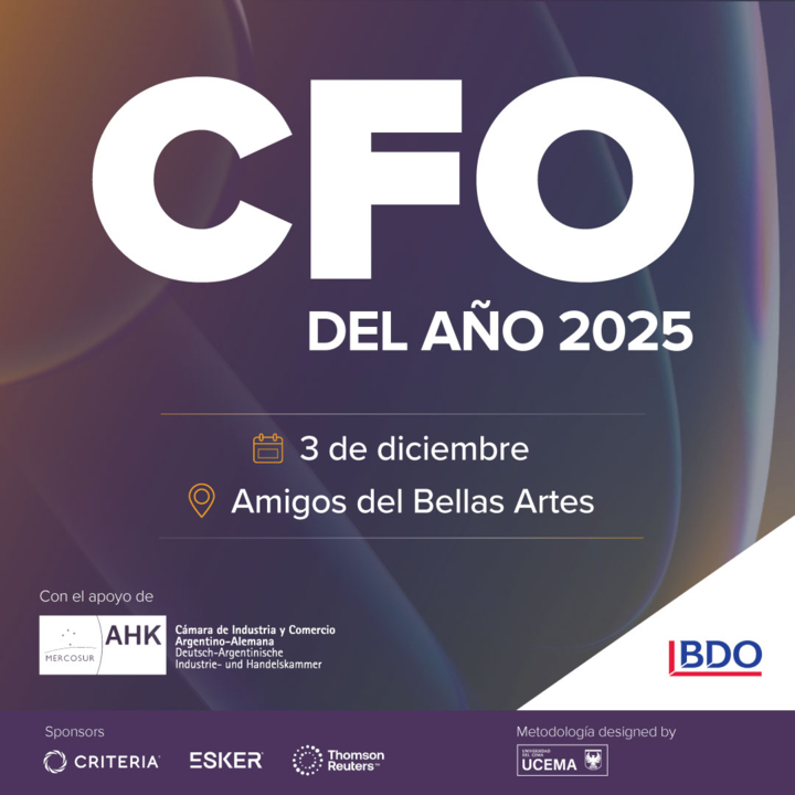 CFO del año 2025 - BDO